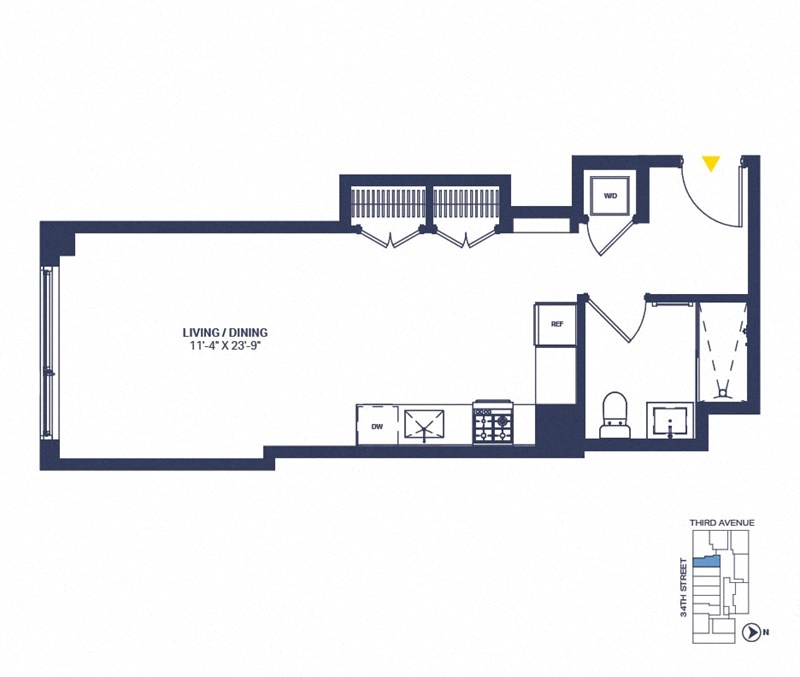 509 Third Avenue Studio-2 Beds Apartment for Rent - Photo Gallery 3